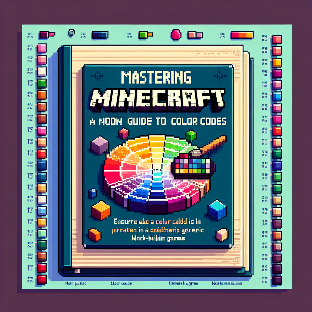 Mastering Minecraft: A Comprehensive Guide to Color Codes